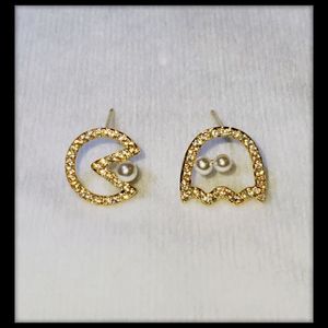 👻NEW👻Pac Man and Ghost Earrings